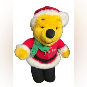 Disney Winnie the Pooh Festive Plush in Red and White